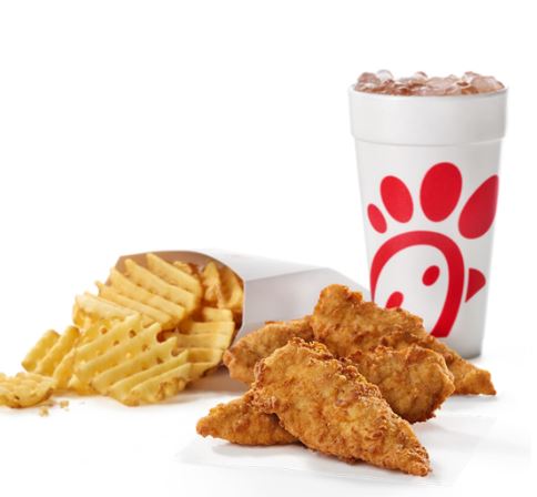 4ct Chick-n-Strips Combo Meal