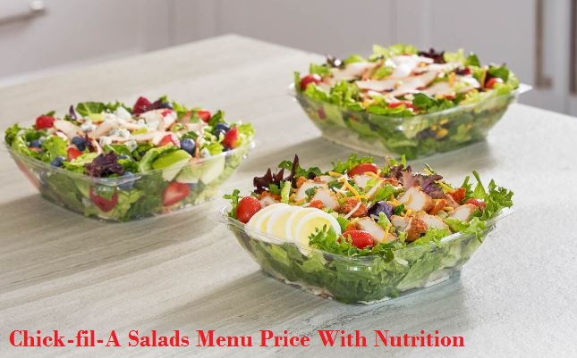 Chick-fil-A Salads Menu Price With Nutrition